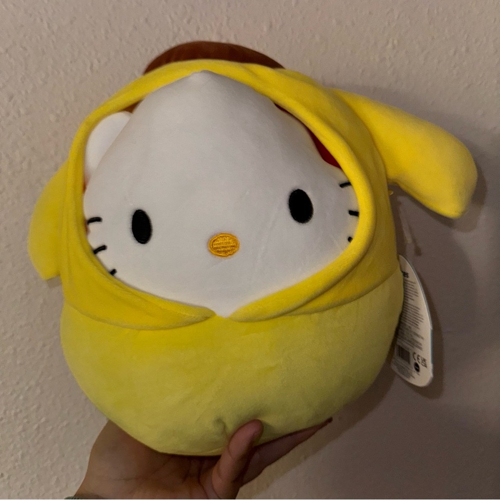 8” Hello Kitty Pompompurin Hoodie Squishmallow